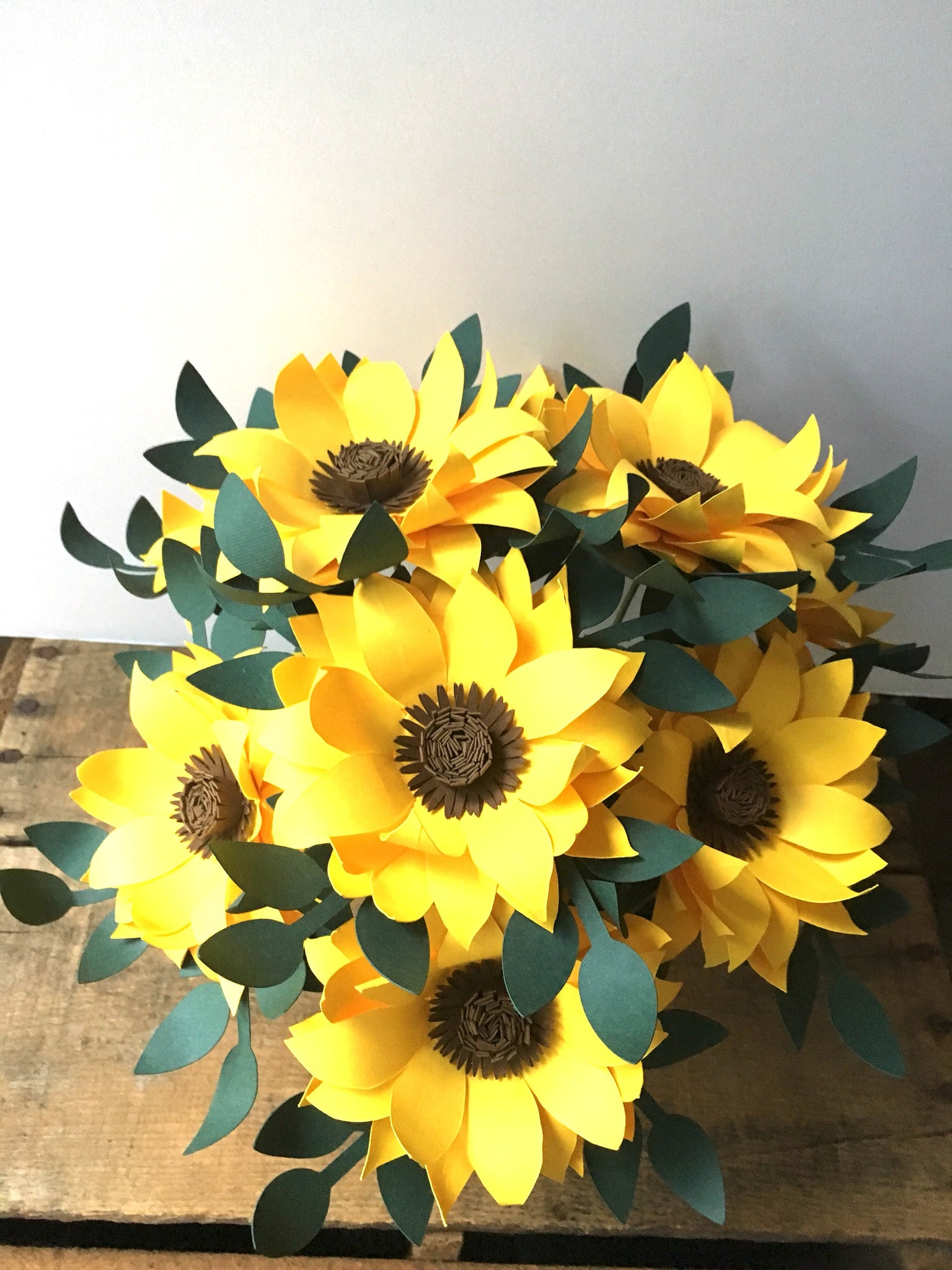 Paper Sunflowers - Small Bouquet - Medium Bouquet - Large Bouquet
